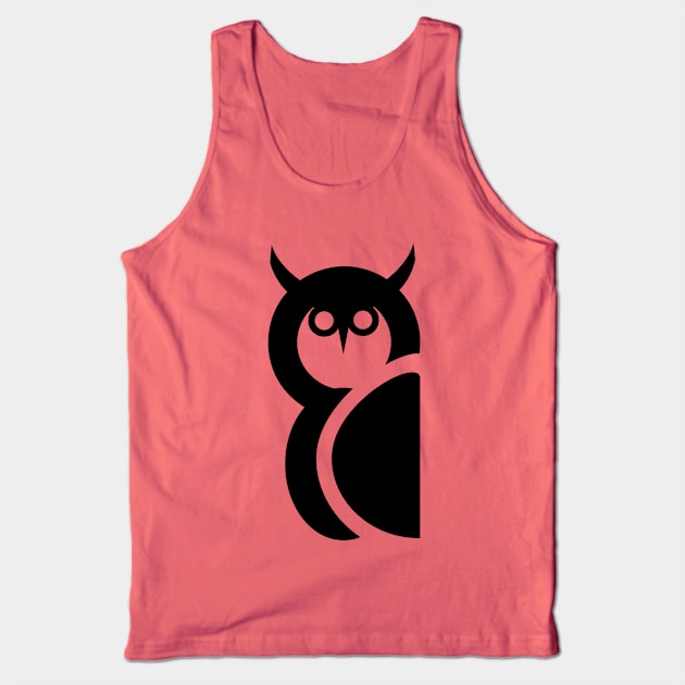 Owl Mascot Tank Top by Expandable Designs